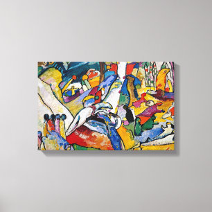 Wassily Kandinsky - Composition II Abstract Art Canvas Print