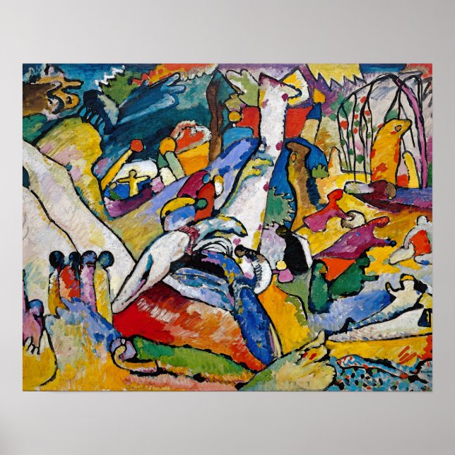 Wassily Kandinsky - Composition II Abstract Art Poster (Front)