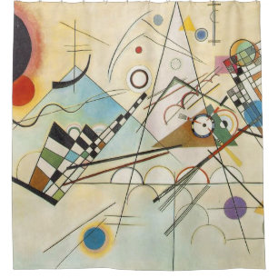 Wassily Kandinsky-Composition IV 1911-Abstract Shower Curtain