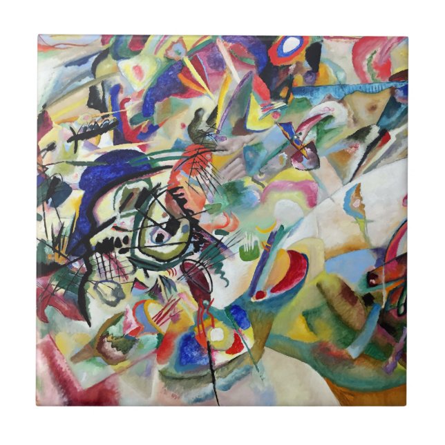 WASSILY KANDINSKY - Composition VII 1913 Tile (Front)