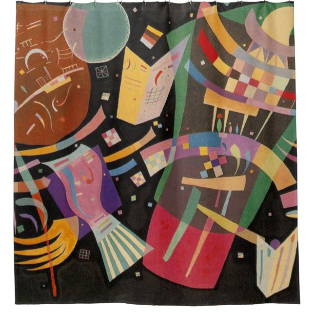 Wassily Kandinsky - Composition X, 1939 Shower Curtain (Front)