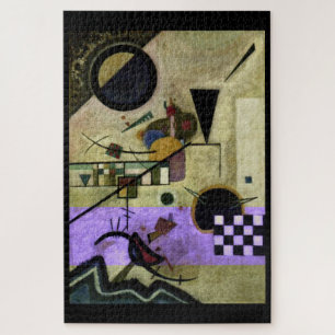 Wassily Kandinsky, Contrasting Sounds, 1924 Jigsaw Puzzle