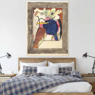 Wassily Kandinsky - Design for the cover of the al Canvas Print