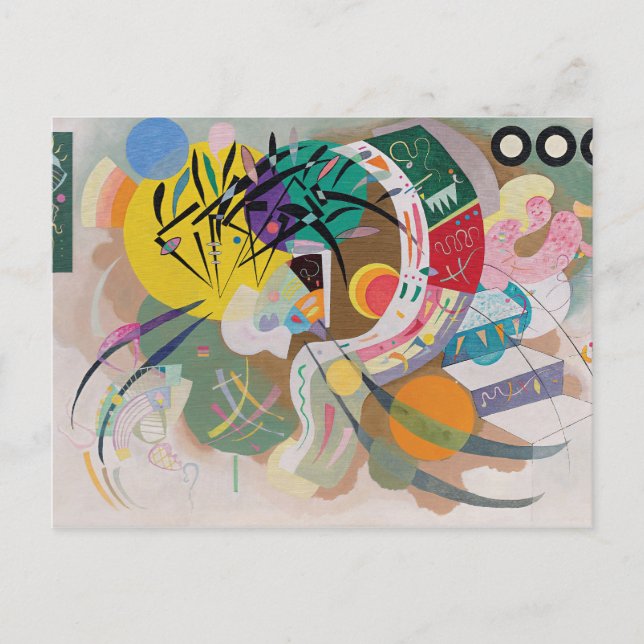 WASSILY KANDINSKY - Dominant curve Postcard (Front)