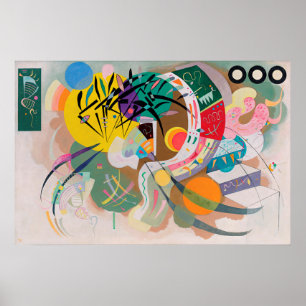 WASSILY KANDINSKY - Dominant curve Poster