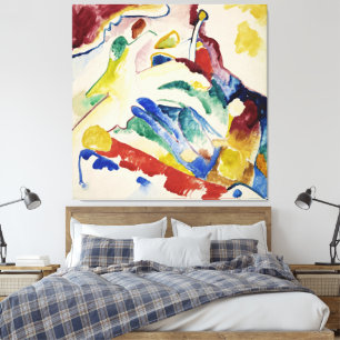 Wassily Kandinsky - Draft for ‘Composition II’ Canvas Print