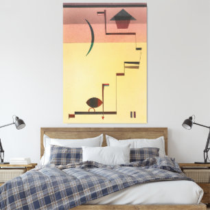 Wassily Kandinsky - Eckig Canvas Print