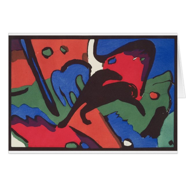 Wassily Kandinsky Franz Marc Blue Rider Painting (Front Horizontal)