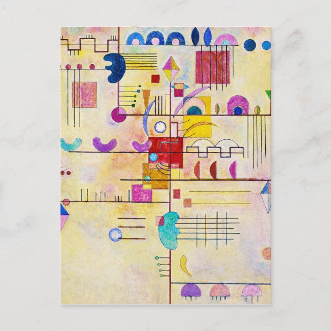 Wassily Kandinsky - Graceful Ascent Postcard (Front)