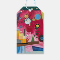 Wassily Kandinsky Heavy Red 1924 Abstract Art