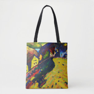 Wassily Kandinsky. Houses at Murnau. Expressionism Tote Bag