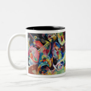 Wassily  Kandinsky Improvisation Flood (1914) Two-Tone Coffee Mug