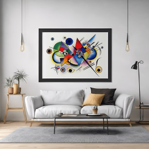 Wassily Kandinsky Inspired Art Canvas Print