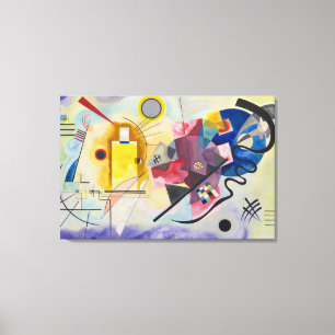 WASSILY KANDINSKY - Jaune Rouge Bleu Canvas Print