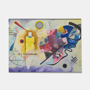 WASSILY KANDINSKY - Jaune Rouge Bleu Doormat