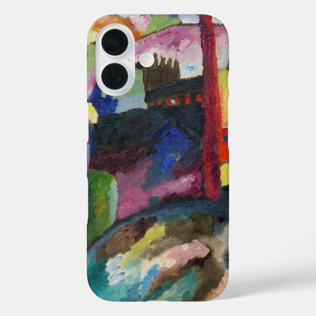 Wassily Kandinsky Landscape with Factory Chimney Case-Mate iPhone Case (Back)