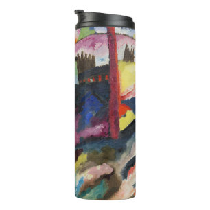 Wassily Kandinsky Landscape with Factory Chimney Thermal Tumbler