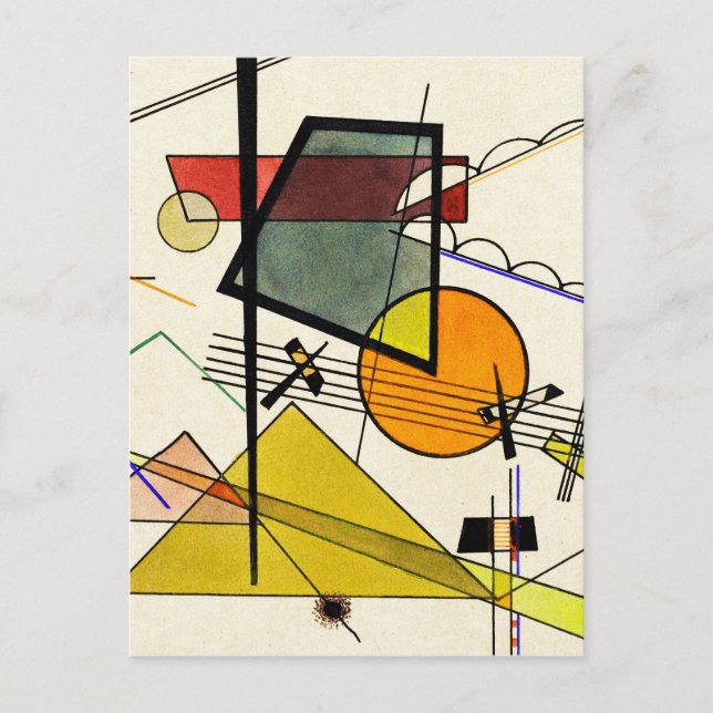 Wassily Kandinsky - Melodisch Postcard (Front)