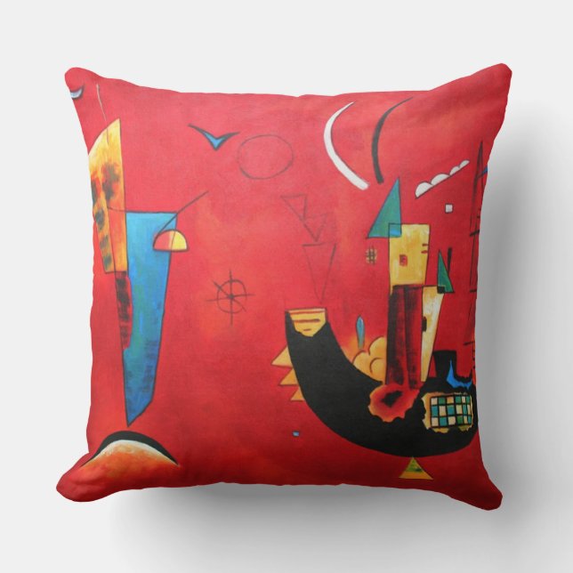 Wassily Kandinsky-Mit und Gegen Cushion (Front)