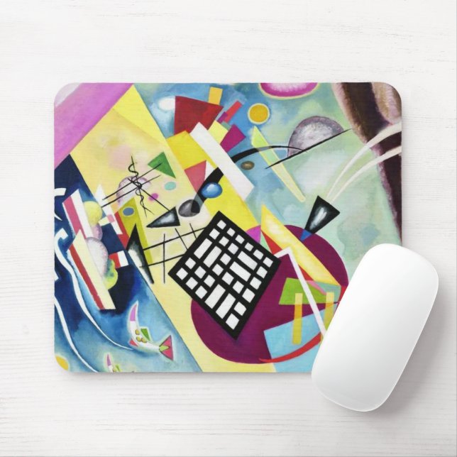 Wassily Kandinsky Mouse Mat (With Mouse)
