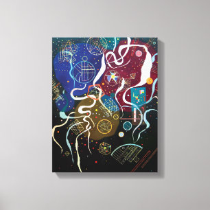 Wassily Kandinsky - Movement One Abstract Art Canvas Print