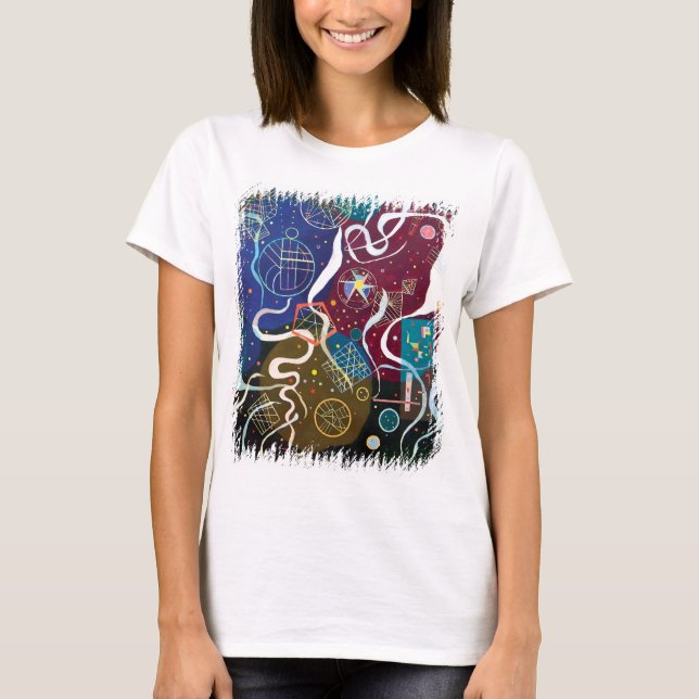 Wassily Kandinsky - Movement One Abstract Art T-Shirt (Front)