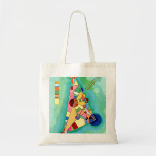 Wassily Kandinsky Multi Coloured Triangle Tote Bag