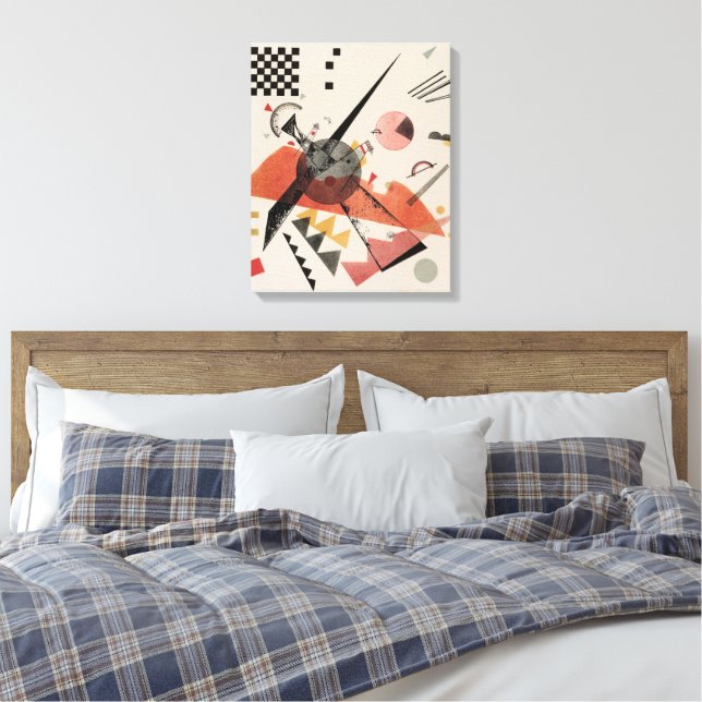 Wassily Kandinsky - Orange (1923) Canvas Print (Insitu(Bedroom))
