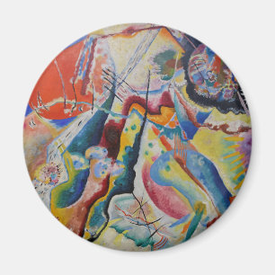 Wassily Kandinsky Red stain Classic Abstract Art Magnet