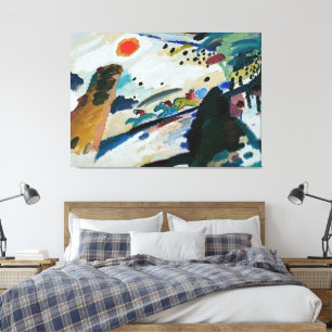 Wassily Kandinsky - Romantic Landscape  Canvas Print