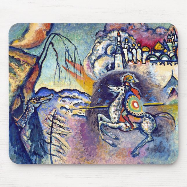Wassily Kandinsky - Saint George & The Horsemen Mouse Mat (Front)