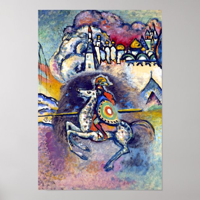 Wassily Kandinsky - Saint George & The Horsemen Poster (Front)