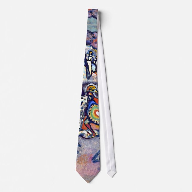Wassily Kandinsky - Saint George & The Horsemen Tie (Front)