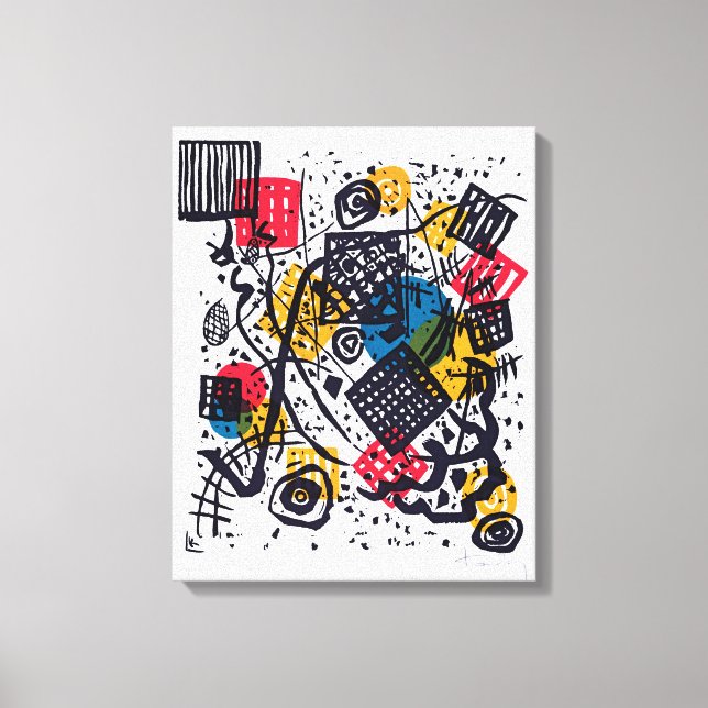 Wassily Kandinsky - Small Worlds V Abstract Art Canvas Print (Front)