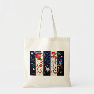 Wassily Kandinsky Striped Tote Bag
