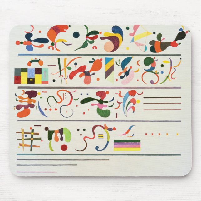 Wassily Kandinsky - Succession Mouse Mat (Front)