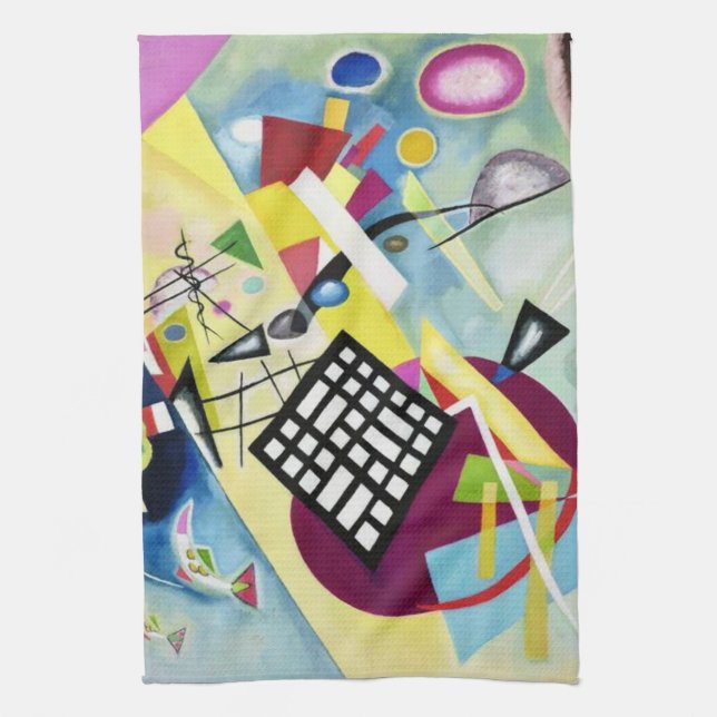 Wassily Kandinsky Tea Towel (Vertical)
