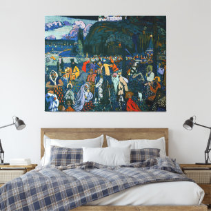 Wassily Kandinsky - The Colorful Life (1907) Canvas Print