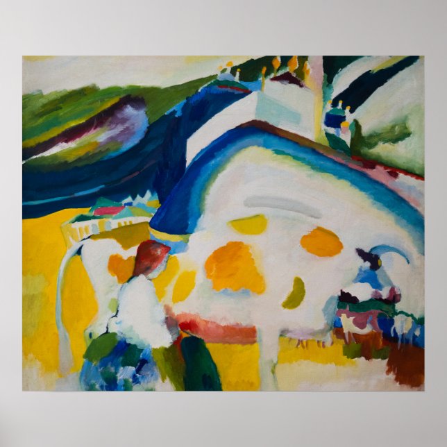 Wassily Kandinsky: The Cow. Poster (Front)