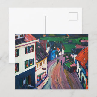 Wassily Kandinsky The Vibrant Cityscape Classic Postcard