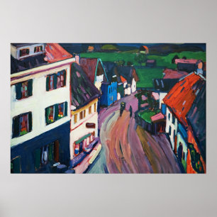 Wassily Kandinsky The Vibrant Cityscape Classic Poster
