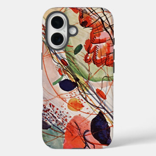 Wassily Kandinsky's Aquarell Symphony iPhone 16 Case