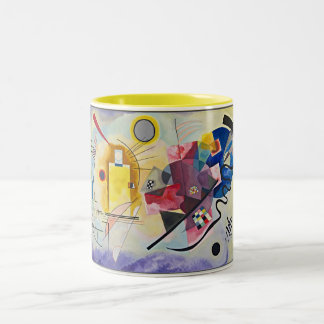 Wassily Kandinsky's Jaune Rouge Bleu Two-Tone Coffee Mug