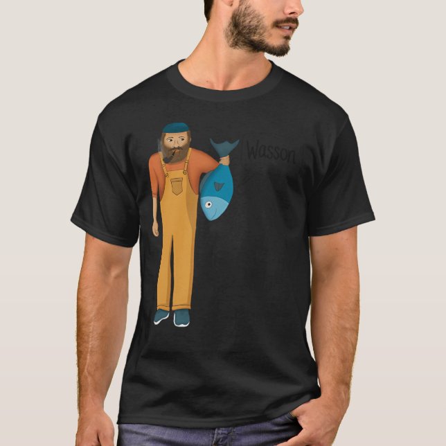 Wasson Cornish Fisherman T-Shirt (Front)