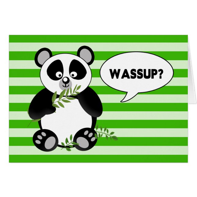 WASSUP - Hi - Panda Bear - Humour (Front Horizontal)