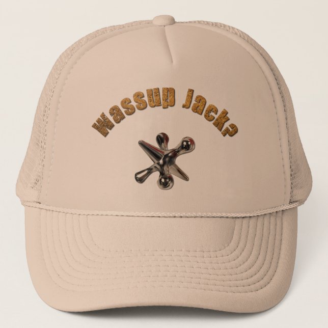 Wassup Jack? Trucker Hat (Front)