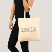 Wassup periodic table word tote bag (Front (Product))