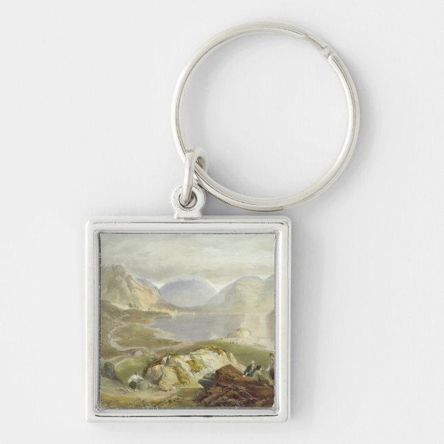 Wast Water, from 'The English Lake District', 1853 Key Ring (Front)