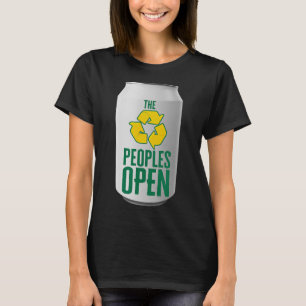 Waste Management Peoples Open Beer Can T-Shirt