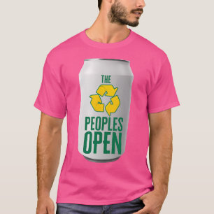 Waste Management Peoples Open Beer Can T-Shirt